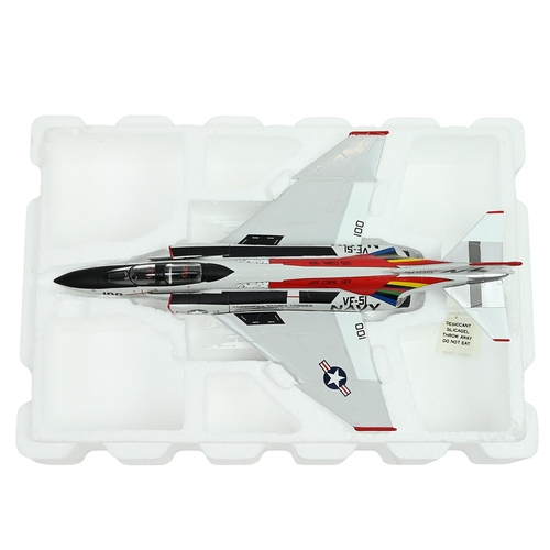 326 - Boxed Model Toy Plane: Armour Collection, 1:48 Metal, F4 Phantom, US Navy Screaming Eagle.