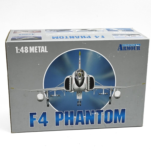 326 - Boxed Model Toy Plane: Armour Collection, 1:48 Metal, F4 Phantom, US Navy Screaming Eagle.