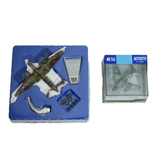 327 - Group of Boxed Toy Planes: Corgi Aviation Archive DH Comet 4C, Messerschmitt Bf-109E Desert camoufla... 