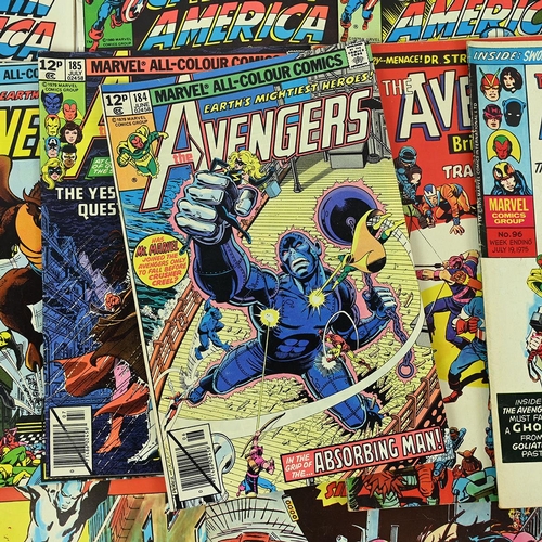 345 - Large Group of mixed Bronze Age 1970s Comics, Marvel, DC, including: The Defenders (16), The Super-h... 