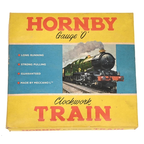 391 - Boxed Hornby O gauge Train Set: No. 41 Tank Passenger. 