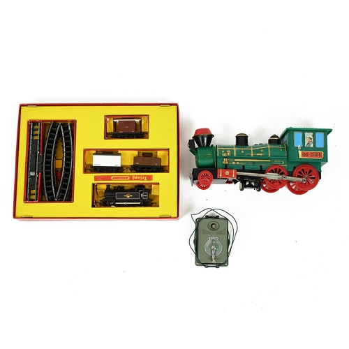 394 - Boxed Toy Triang 00 gauge Electric Railway set RS.4, boxed Hornby Dublo battery control unit & Boxed... 