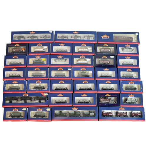 409 - Quantity of boxed Bachmann 00 gauge model railway wagons. All LMS colours.(37)
