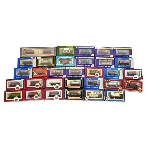 416 - Quantity of boxed and loose 00 gauge toy Model Railway wagons. Dapol, Hornby, Bachmann, Replica Rail... 