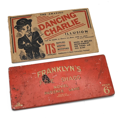 457 - Vintage 1920's Games:  The amazing Dancing Charlie illusion, Magic Trick & Franklyn's Fine Shag Nove... 