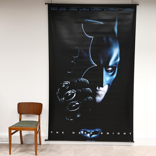 482 - 4x Batman 'The Dark Knight' extra large Cinema posters / banners c2008. Rolled vinyl with end poles ... 