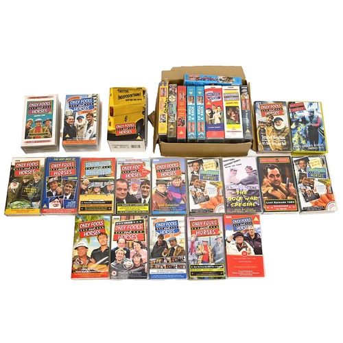 490 - Quantity of TV Only Fools & Horses VHS Cassette Tapes. Ten (10) are signed by various cast members. ... 