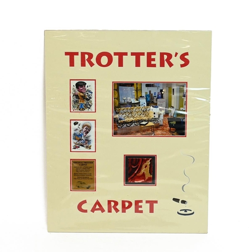 499 - Only Fools & Horses TV Prop. An original small piece of 'Trotter's carpet' from the set of the 2003 ... 