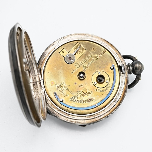 51 - Three pocket watches the first with a dial make ACME LEVER H SAMUEL MANCHESTER in a case hallmarked ... 