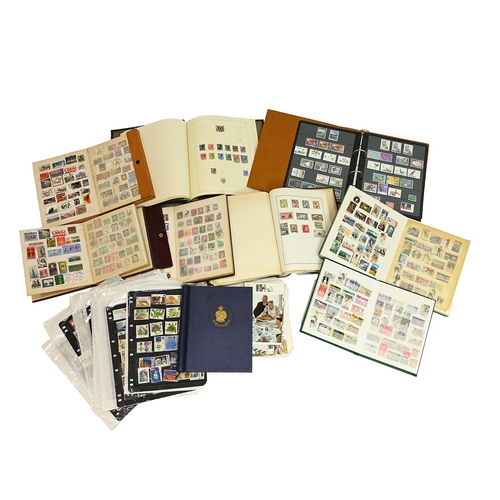 513 - A collection of stamp albums and stock books, countries to include Germany, USA, New Zealand, Common... 