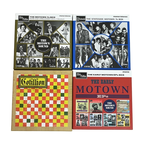 516 - Group of boxed vinyl EP sets. Cotillion 'Soul 45s 1968-1970'; Tamla Motown 'The Early Motown EPs Box... 