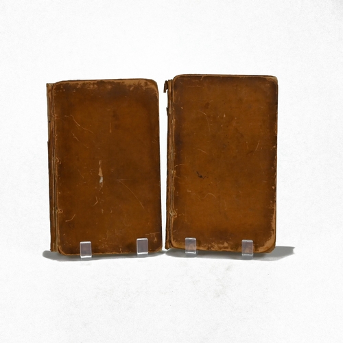 545 - Two leather bound books: Poems Chiefly in the Scottish Dialect by Robert Burns, In Two Volumes, The ... 