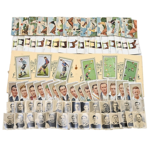 560 - Cigarette Cards- Football, Horse Racing, Cricket (5). Anstie- Downland (full set); Players- Derby an... 