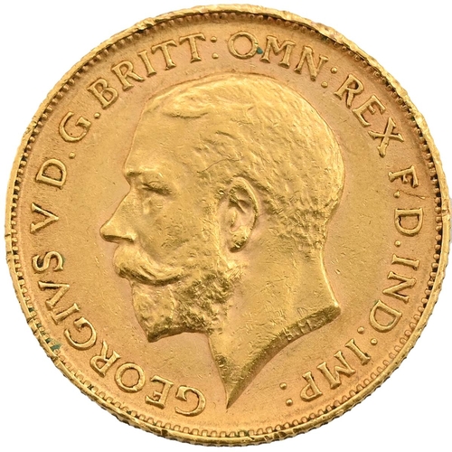 62 - A 1911 gold half sovereign 