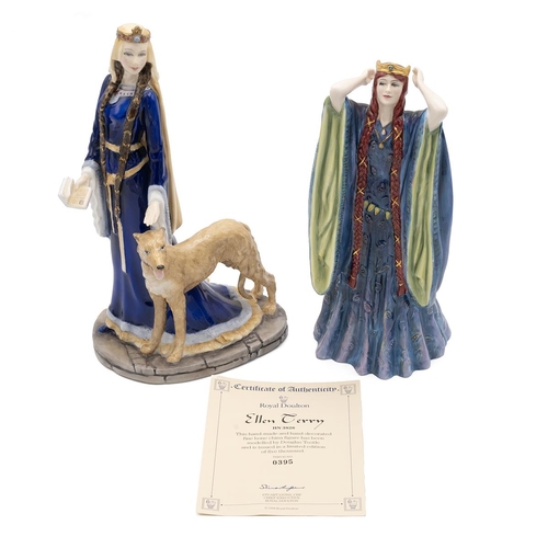 98 - Royal Doulton limited edition figurines of Eleanor of Aquitaine HN3957 (416/5000)with CoA height 24.... 