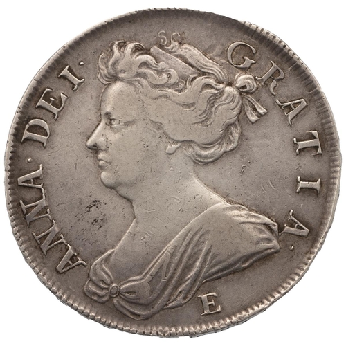 122 - Halfcrown with 'SEXTO' to the edge (S 3605, ESC 575). Obverse: left-facing draped bust by John Croke... 