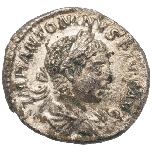 13 - 218-222 AD Elagabalus silver AR Denarius (Sear 7516). Obverse: laureate draped bust, 'IMP ANTONINVS ... 