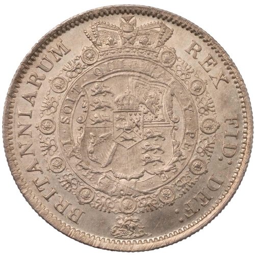 148 - 1816 George III silver Halfcrown with 'bull head' portrait of the King (S 3788, ESC 613, Bull 2086).... 