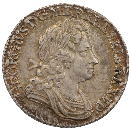 151 - 1723 South Sea Company King George I silver Shilling with 'SSC' in the angles (S 3647, Bull 1586, ES... 