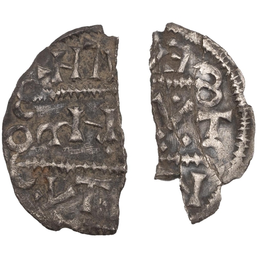 30 - 821-823 Ceolwulf I Rochester Penny, broken, struck by Eahlstan, excessively rare (S 924-926, Naismit... 