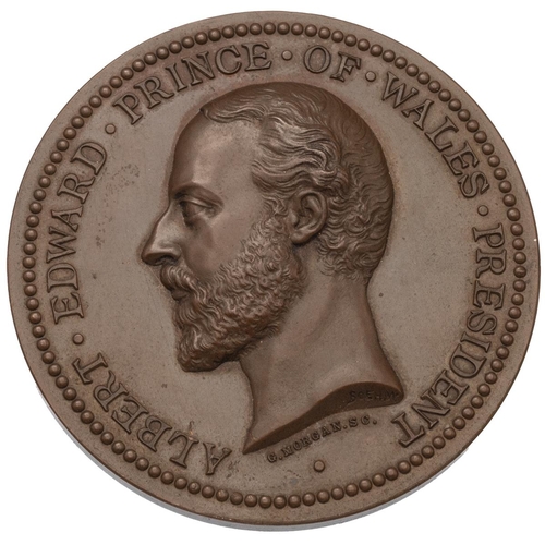 416 - 1874 London International Exhibition bronze medal in contemporary box (Eimer 1633, BHM 2992). Obvers... 