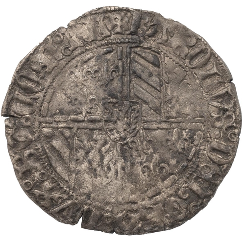 49 - 1467-1477 Charles the Bold 'Vierlander' Double Gros Bruges, Flanders, Burgundian Netherlands. Obvers... 