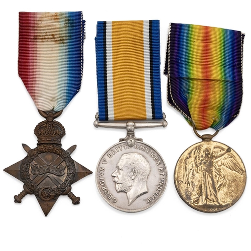 554 - Medals (3) of M2-099340 (33611) Driver William George Whithorn A.S.C. 1914-1915 Star, British War Me... 