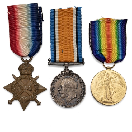 569 - Medals (3) of 2697 (9824) Private H. Wharton of the Cheshire Regiment. 1914-1915 Star, British War M... 