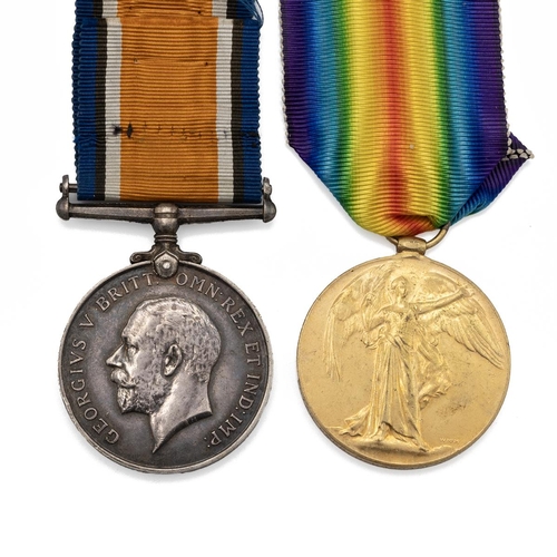 601 - Medals (2) of 20739 Bombardier Oliver Barraclough R.A. British War Medal 1914-1920, and Allied Victo... 