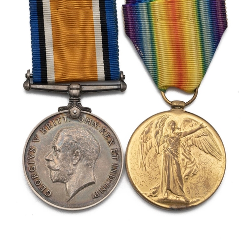 604 - Medals (2) of 314770 Gunner Arthur E. Hawes R.G.A. (T.F.). British War Medal 1914-1920, and Allied V... 