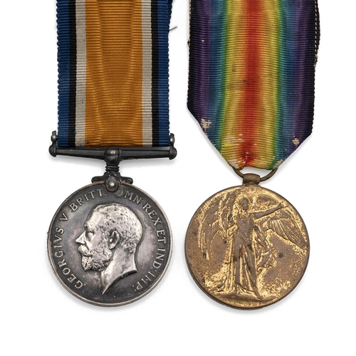 611 - Medals (2) of 143929 Gunner George Daniel Rayner R.A. British War Medal 1914-1920, and Allied Victor... 