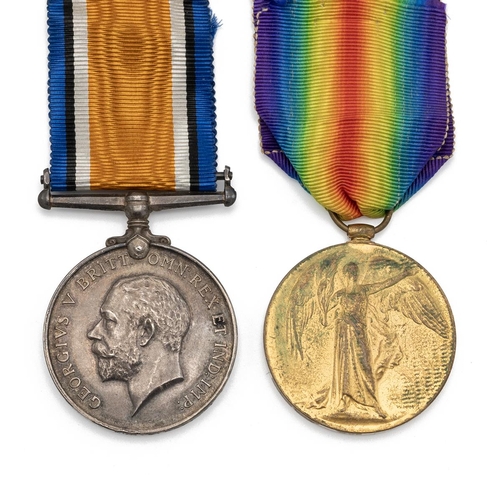 612 - Medals (2) of L-23969 Driver Ernest Rew R.F.A. British War Medal 1914-1920, and Allied Victory Medal... 