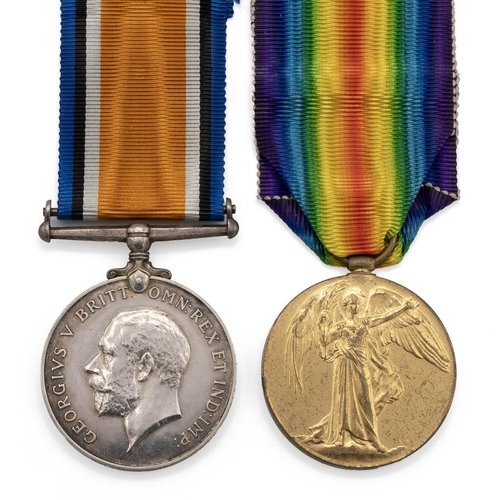 642 - Medals (2) of 6771 (88430) Private Tom Sydney Parry M.G.C. British War Medal 1914-1920, and Allied V... 