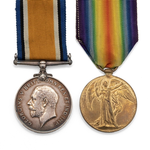 643 - Medals (2) of 38316 (61176) Private Thomas Boik of the Essex Regiment. British War Medal 1914-1920, ... 