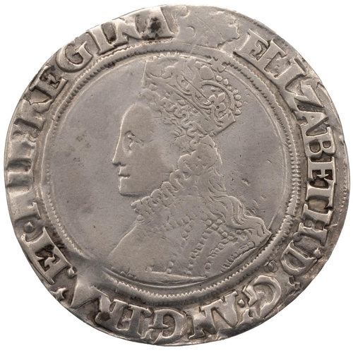 66 - 1560-1561 Elizabeth I, second issue hammered silver Shilling with cross crosslet mintmark (S 2555A).... 