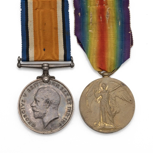 663 - Medals (2) of 51657 Private H.W. Taylor of the Worcestershire Regiment. British War Medal 1914-1920,... 