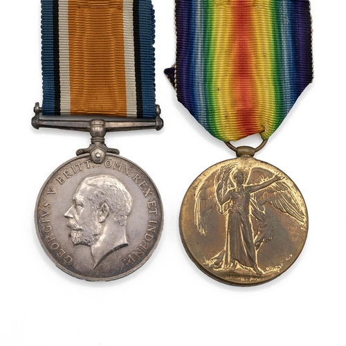 Medals (2) of 72953 Private I. Watson of the Welsh Regiment. British ...