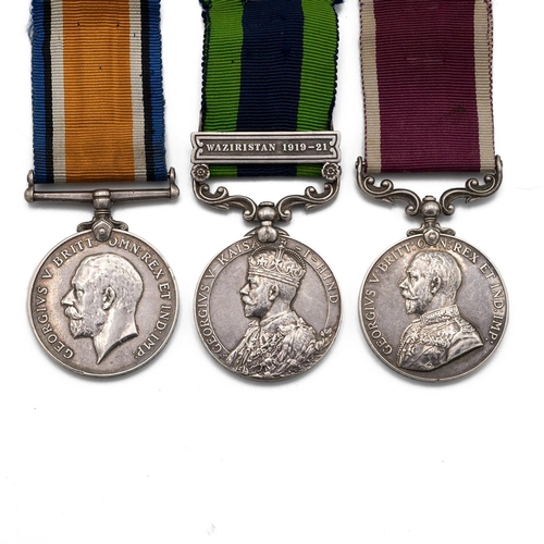 778 - Medals (3) of Sub Conductor William George Branagh of the Indian Ordnance Department. British War Me... 