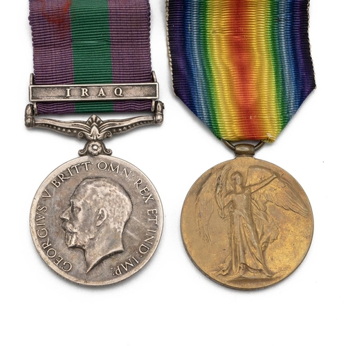 780 - LOT UPDATED - Medals (2) of 6755 (3512621) Private James Clarke of the Manchester Regiment. Allied V... 