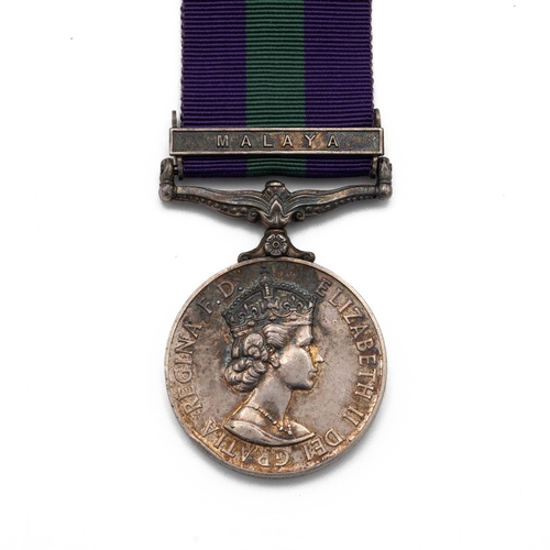 812 - GVI General Service Medal 1918-1962 with clasp 'Malaya' of 23616879 Private J.A. Doherty of the 3rd ... 