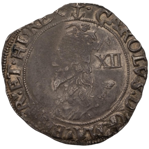 85 - 1638-1639 Charles I Tower under the King silver Shilling with anchor mintmarks (S 2797). Obverse: gr... 