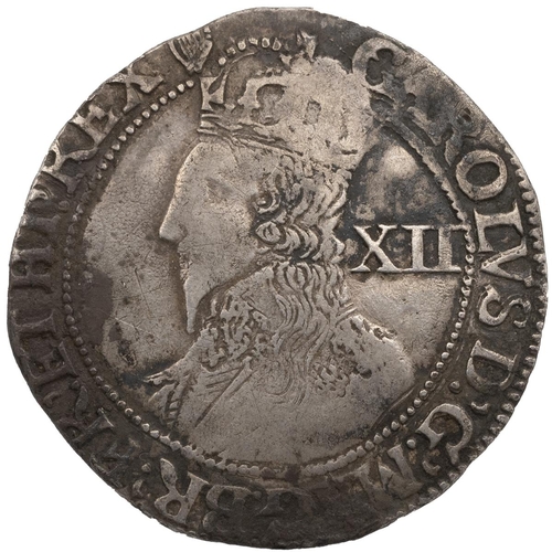 88 - 1632-1633 King Charles I group D hammered silver Shilling (S 2789). Obverse: fourth bust, type 3.1, ... 