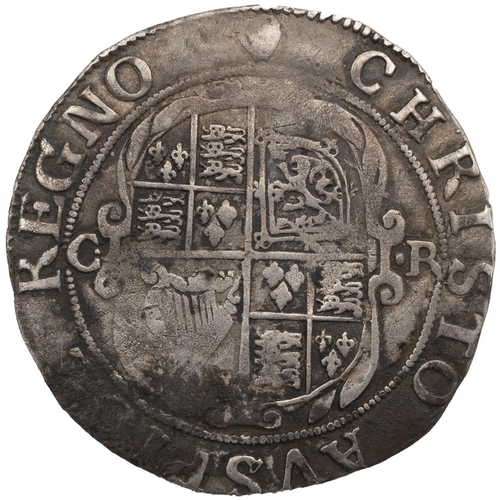 88 - 1632-1633 King Charles I group D hammered silver Shilling (S 2789). Obverse: fourth bust, type 3.1, ... 