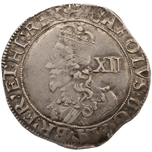 89 - 1638-1639 Tower mint under Charles I silver Shilling with anchor mintmarks (S 2797). Obverse: group ... 