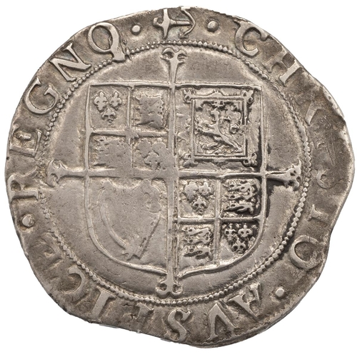 89 - 1638-1639 Tower mint under Charles I silver Shilling with anchor mintmarks (S 2797). Obverse: group ... 