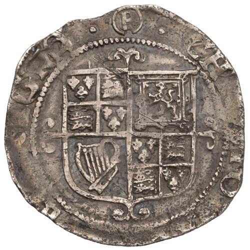 90 - 1643-1644 Tower mint under Parliament group F silver Shilling with P mintmark to both sides (S 2800)... 