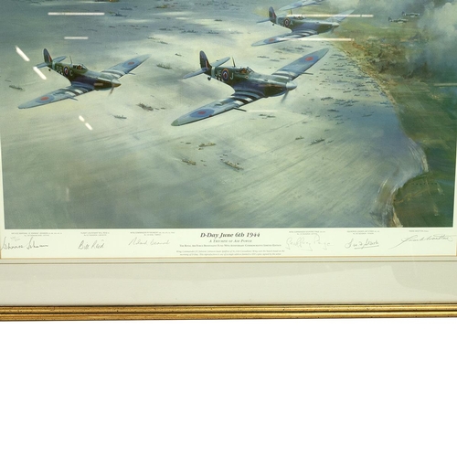 949 - Three (3) limited edition Frank Wootton WW2 Spitfire prints, all framed limited editions. Includes (... 