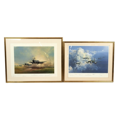 954 - Two (2) Frank Wootton art prints, both signed limited editions, framed with certificates. Includes (... 