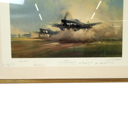 954 - Two (2) Frank Wootton art prints, both signed limited editions, framed with certificates. Includes (... 