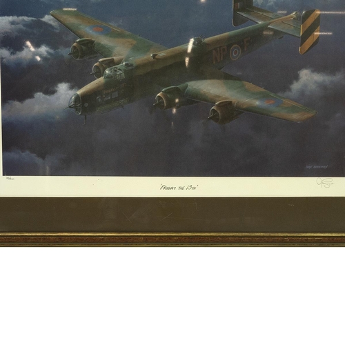 956 - Three (3) aviation prints, all limited edition, framed and signed. Includes (1) 'Thunderbirds Over L... 